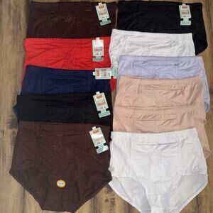 Angelina Women’s 11 Pairs Underwear With Pocket Travel Sz 4xl
